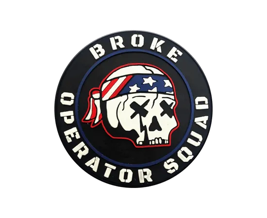 Broke Squardon Rounded Patch