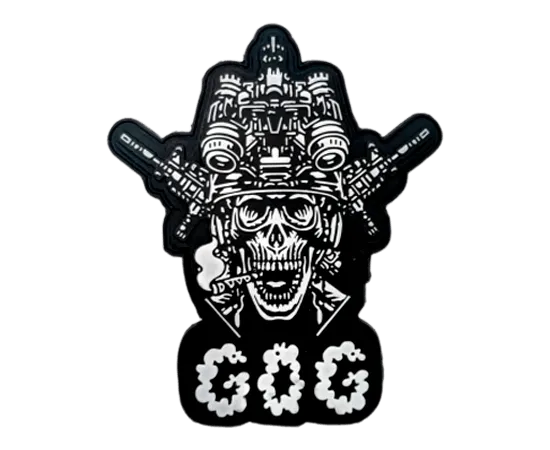 Gog Skull PVC Patch