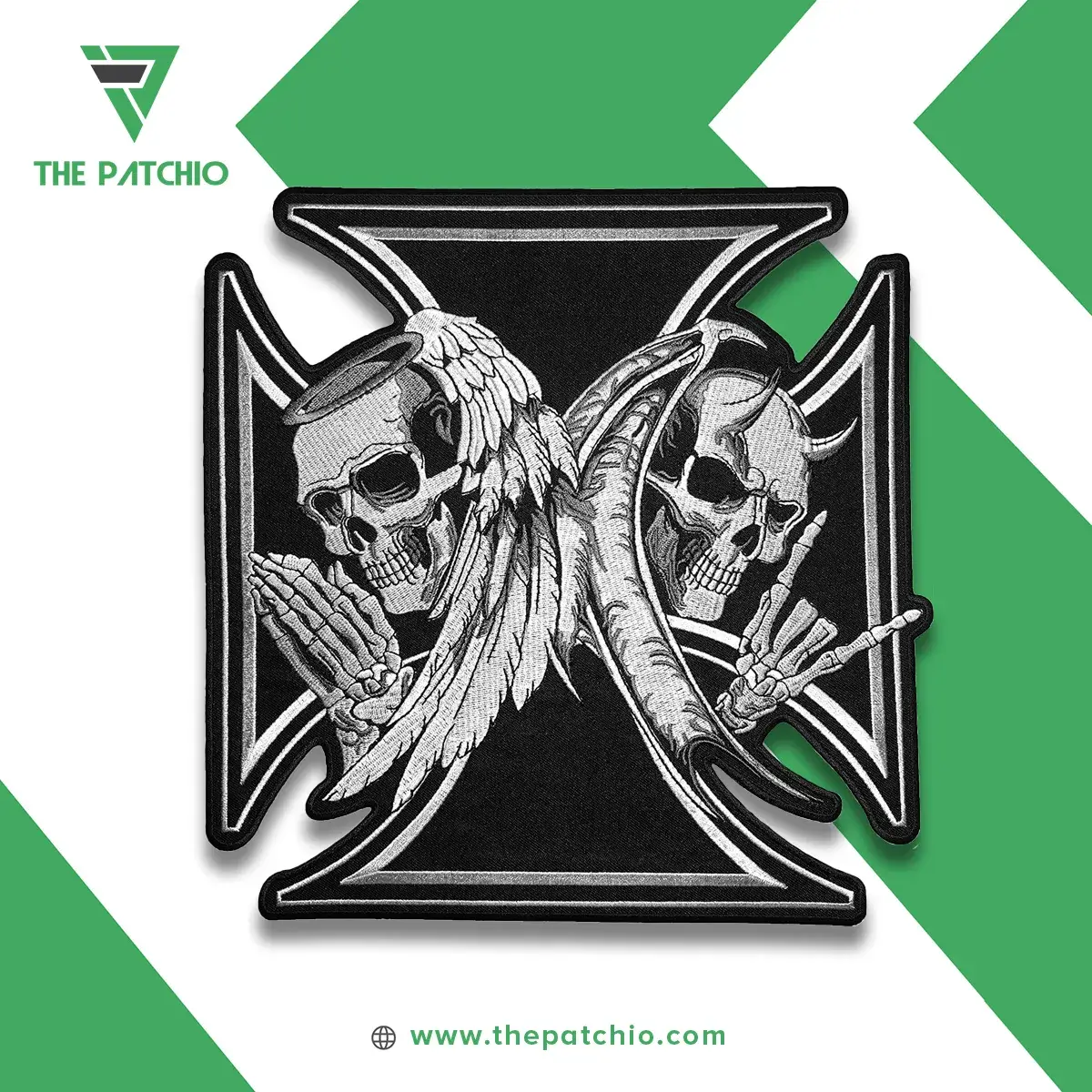 Skulls biker patches