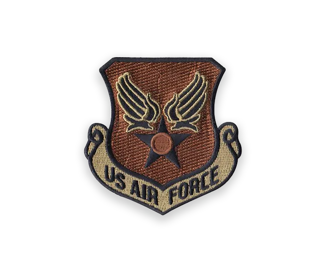 Rounded picture leather Patch