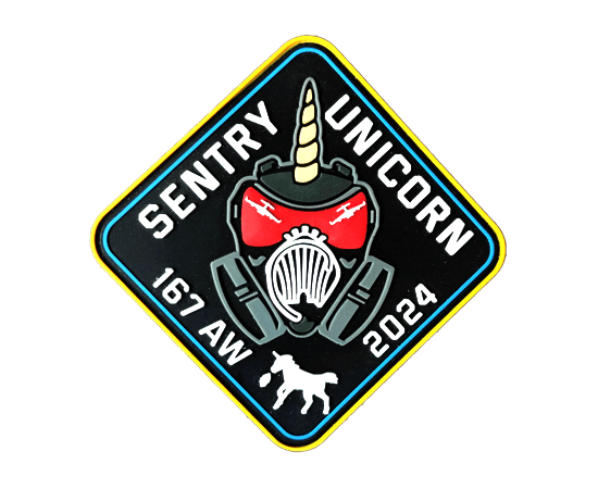 sentry unicorn pvc patch