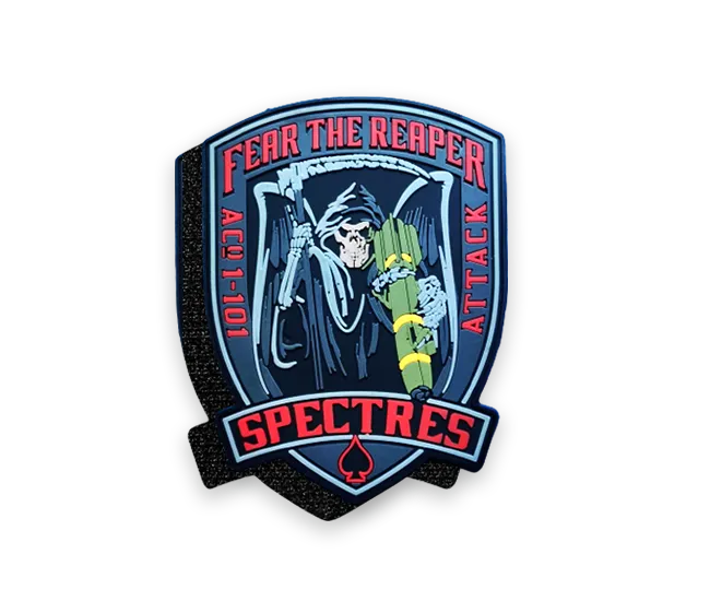 Custom name leather patch samples