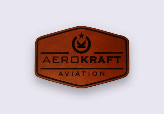 aerokraft leather patch design