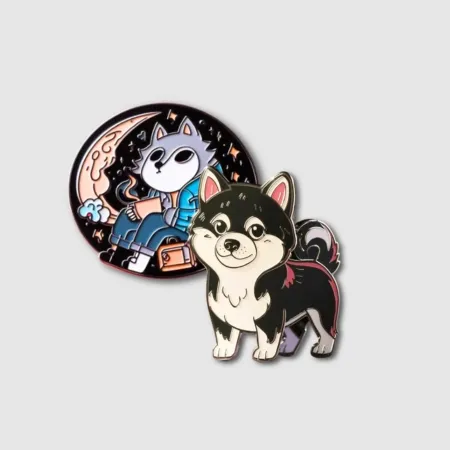 Soft enamel pins
